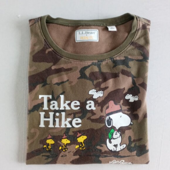 L.L. Bean X Peanuts collab Take a Hike  cameo Tee Size M - Picture 8 of 8